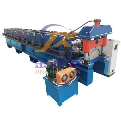 380V 50Hz রিজ ক্যাপ রোল ফর্মিং মেশিন সিমেন্স পিএলসি কন্ট্রোল সম্পূর্ণ স্বয়ংক্রিয়