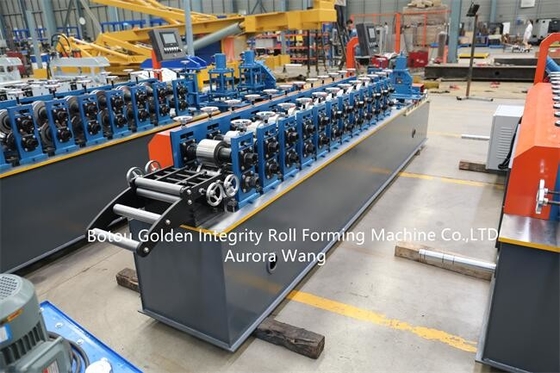 45m/মিনিট C স্টাড রোল ফর্মিং মেশিন 2.3KW সেভো ট্র্যাকিং কাটিং