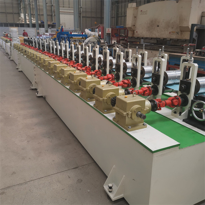 7.5kw শাটার ডোর রোল ফর্মিং মেশিন PU রোলার শাটার ডোর মেকিং মেশিন