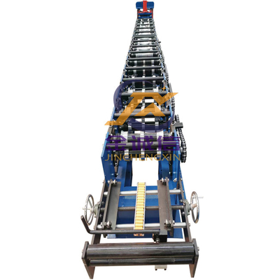 Ppgi Galvanized ছাদ রিজ ক্যাপ রোল ফর্মিং মেশিন রঙ প্রলিপ্ত