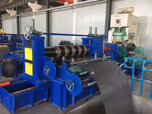 গ্যালভানাইজড কালার স্টিল স্লিটিং লাইন মেশিন 180KW সম্পূর্ণ স্বয়ংক্রিয়