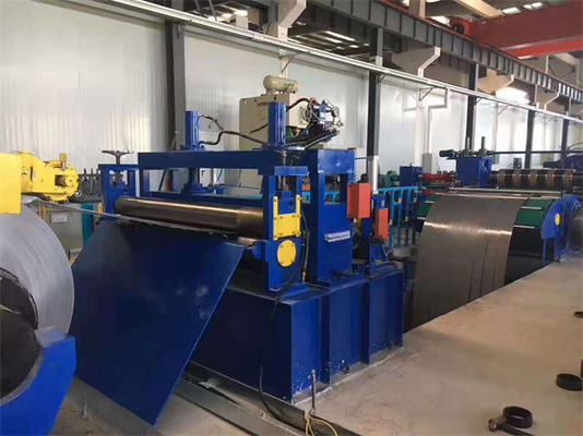 গ্যালভানাইজড কালার স্টিল স্লিটিং লাইন মেশিন 180KW সম্পূর্ণ স্বয়ংক্রিয়