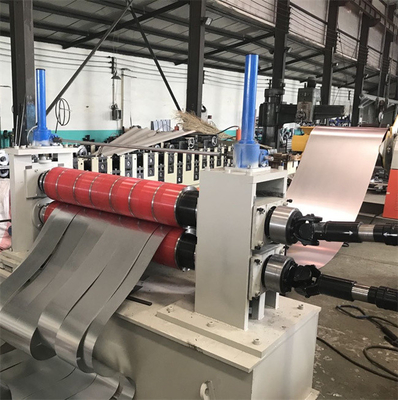 80kw স্লিটিং লাইন মেশিন 0.5 মিমি কাটিং যথার্থ ইস্পাত স্ট্রিপ স্লিটিং মেশিন