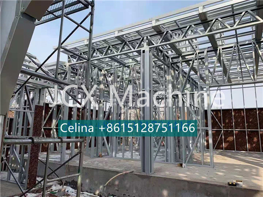 JCX লাইট স্টিল রোল ফর্মিং মেশিন পিএলসি ফ্রেম রোল ফর্মিং মেশিন