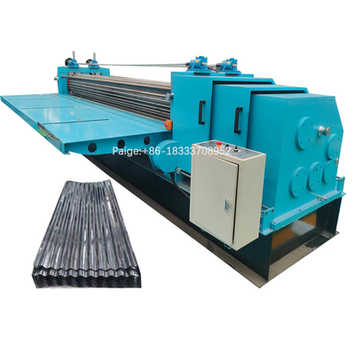 ফুল হার্ড G550 ঢেউতোলা শীট রোলিং মেশিন 11kw ঢেউতোলা রোল গঠনের মেশিন