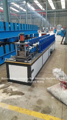 4KW শাটার ডোর রোল তৈরির মেশিন ছাঁচ কাটা পিএলসি নিয়ন্ত্রণ